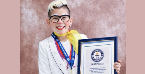 Tras hacer parte de un evento importante, logró el Récord Guinness en Italia,
