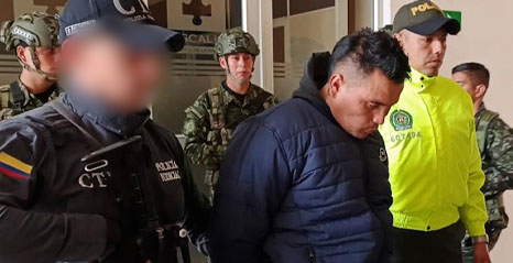 Carlos Andrés Lòpez Muñoz, lo capturan tras señalarlo de un triple homicidio registrado en zonas de los municipios de La Unión y SAn Lorenzo, norte de Nariño.