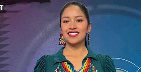 Sandra Chindoy, oriunda del Valle de Sibuny, Alto Putumayo, quiere cambiar de profesión de periodista a congresista.