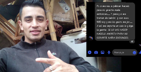 En Pasto una mujer acusó de estafador a  carpintero