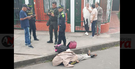En plena calle de Pasto fue hallado un hobre sin vida