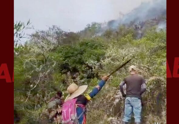 cumbitara incendio forestal