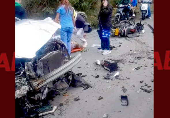 pasto accidente
